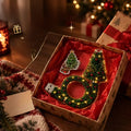 Proyector de luz USB mágico con forma de árbol de Navidad